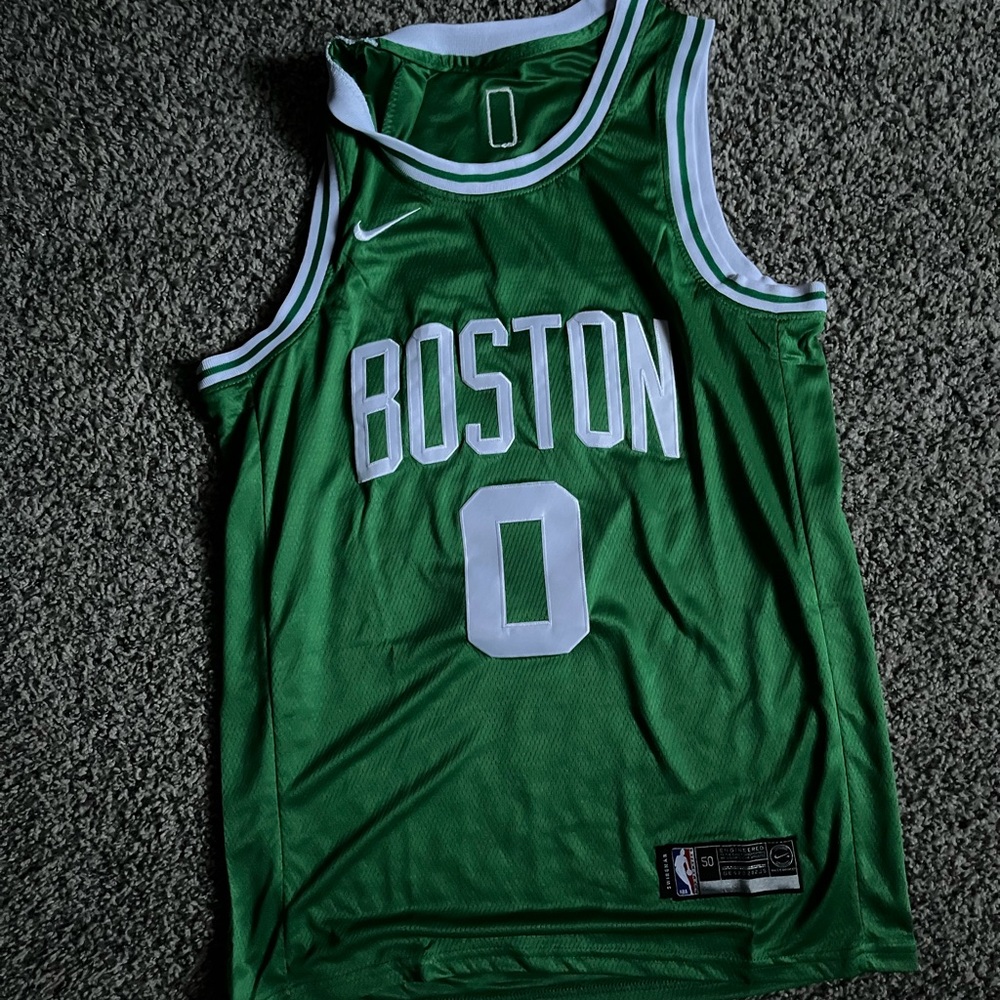 Jason Tatum basketball jersey.